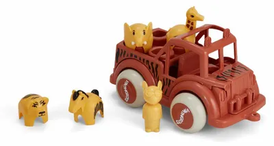 Produktbild von Viking Toys Safari Truck - nachhaltiges Spielzeug aus recyceltem Kunststoff