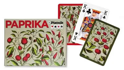 Immagine prodotto di Carte da gioco Piatnik Paprika - doppio mazzo