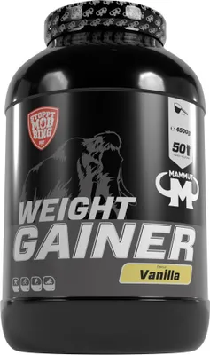 Produktbild von Mammut Nutrition - Weight Gainer Crash 5000 - 4500 g Dose, 1 x 4500 g Dose, Geschmack: Vanille