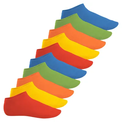 Produktbild von Footstar EVERYDAY! 10 Paar Damen & Herren Sneaker Socken - Prism 47-50