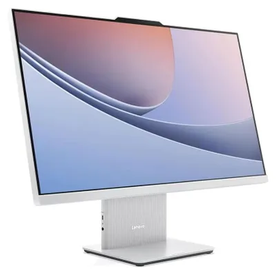 Image de Lenovo IdeaCentre AIO 24ILL11 Ultra 5 226V, écran 23,8" FHD tactile IPS, 250 nits, 100 Hz, traitement anti-reflet, 16 Go LPDDR5X-8533, SSD 1 To, carte graphique Intel Arc, webcam 5.0 MP, Windows 11, couleur gris nuage - 16 Go