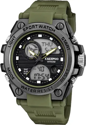 Calypso K5854/3 Herrenuhr AnaDigi Khaki/Schwarz 1
