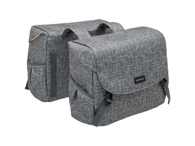 Produktbild von new looxs Doppelpacktasche Mondi Joy Double Ivy, Grey