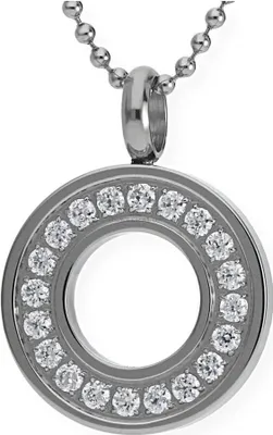 Produktbild von JuwelmaLux Anhänger mit Kette Edelstahl Zirkonia JL16-05-0195