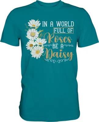 Produktbild von Gänseblümchen Shirt Garten Gänseblumen Spruch Gärtner T-Shirt – Diva Blue / XXL