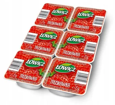 Zdjęcie produktu dla Produkt owocowy Łowicz Truskawka 6 x 25 g