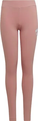 Immagine prodotto di Adidas 3BAR Tight leggings sportivi da ragazza rosa 140