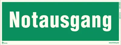 Produktbild von Notausgang Folie selbstklebend nachleuchtend