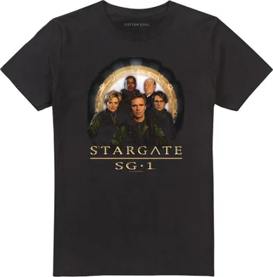 Image de Stargate SG-1 - T-shirt Homme/Femme Unie TV21793 (XXL) (Noir)