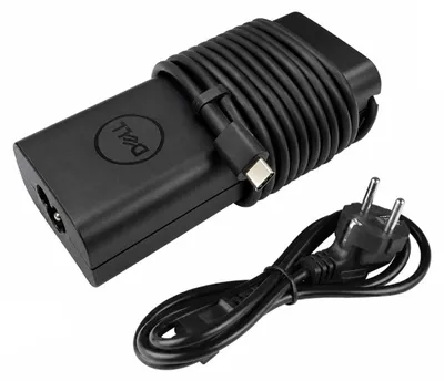 Image de Chargeur Dell 65W USB-C AC avec Câble d'Alimentation
