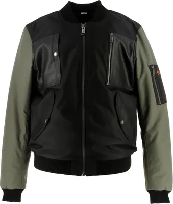Produktbild von Helstons H-Bomb Motorrad Textiljacke, schwarz/grün, 4XL