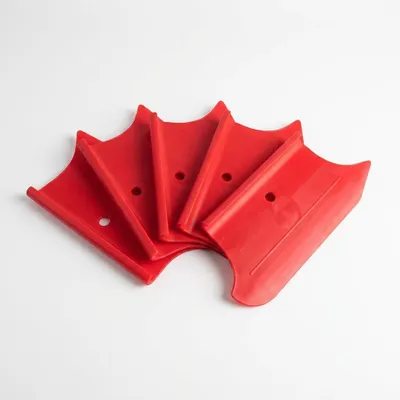 Produktbild von 5x Tapetenandrückspachtel rot