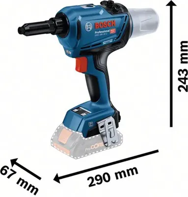 Obrázok produktu pre Akumulátorová nitovačka Bosch GRG 18V-16 C, 2 akumulátory ProCORE18V 4,0 Ah, L-BOXX, 1 ks.
