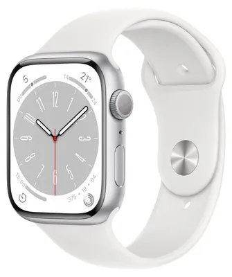 Immagine prodotto di Apple Watch Series 8 OLED 41 mm Digitale 352 x 430 Pixel Touch screen Argento Wi-Fi GPS (satellitare)