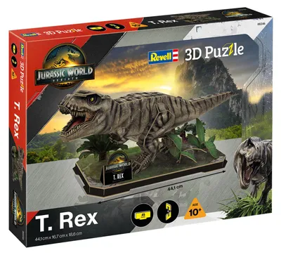 Produktbild von Jurassic World Rebirth-T.Rex Revell 3D Puzzle, 00246