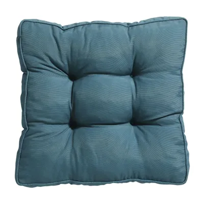 Produktbild von Madison - Florance Sitzkissen Panama Sea Blue - 47x47 - Blau