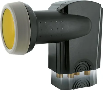 Produktbild von SCHWAIGER 401 Quattro LNB Low Noise Blockconverter Sun Protect digital hitzebeständig LNB-Kappe Satellitenschüssel-Zubehör Wetterschutz