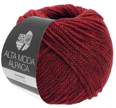 Produktbild von Lana Grossa - Alta Moda Alpaca 0040 dunkelrot meliert