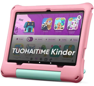 Produktbild von Android 16 Tablet 10 Zoll 24GB RAM+64GB ROM 2TB erweiterbar Rosa