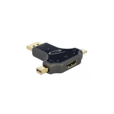 Immagine prodotto di DELOCK 3 in 1 Monitoradapter USB-C/DisplayPort/mini DisplayP