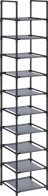 Obrázek produktu pro SONGMICS 10úrovňový botník, botník 173 x 33 x 33 cm skříňka na boty šedá