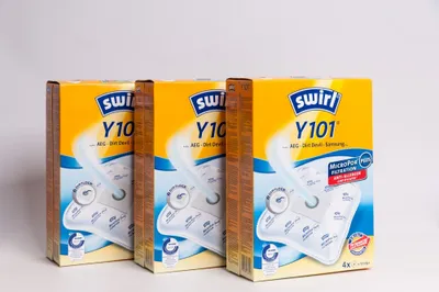 Produktbild von 3 Pakete Swirl Staubsaugerbeutel Y101 / Y 101 MicroPor Plus Airspace für AFK, Boman und andere