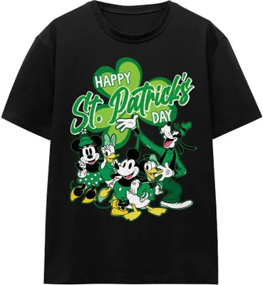 Obrázek produktu pro Mickey Mouse - Tričko pro muže/dámy Uni - Den svatého Patrika TV17289 (XXL) (Černá)
