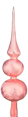 Produktbild von Weihnachtsbaumspitze Groß 35cm in "Ice Rosa"
