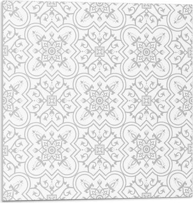 Produktbild von Blumenmuster Mit Ornamenten – Selbstklebende Fliesen – Wandverkleidung – Wandpaneel – PVC Fliesen – Vinylflisen – PCV Flisen – Selbstklebend – Wanddeko – 20 Stück 20 x 20 cm