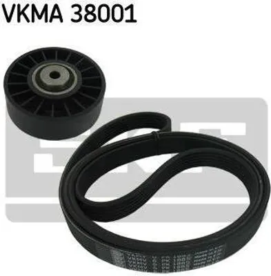 Produktbild von SKF Keilrippenriemensatz für Mercedes 190 Coupe Kombi Stufenheck T2/Ln1