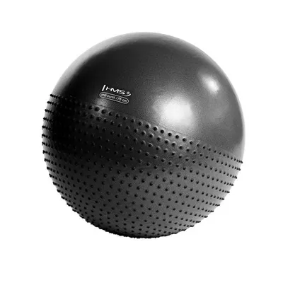 Obrázok produktu pre Masážna gymnastická lopta HMS YB03, 75 cm, čierna