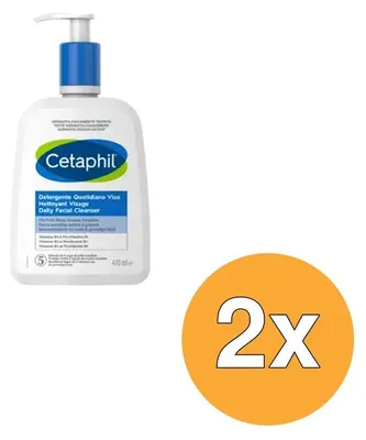 Produktbild von 2x Cetaphil Daily Gesichtsreiniger (470 ml)