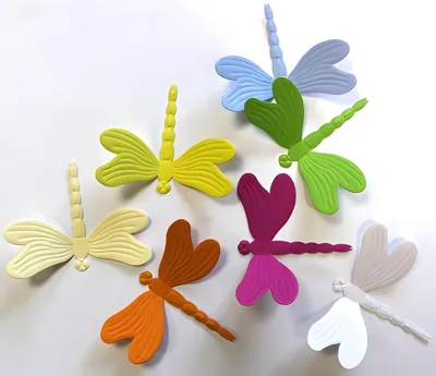 Immagine prodotto di DEMMLER libellule decorative in lettiera f.sort 7,5x5,8cm 24pz