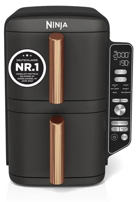 Produktbild von Ninja Double Stack XL Heißluftfritteuse, 2 vertikale Schubladen, SL400EUCP