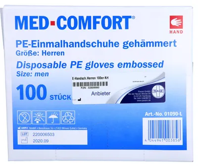 Immagine prodotto di HANDSCHUHE PLASTIK HERREN, 100 St HAS