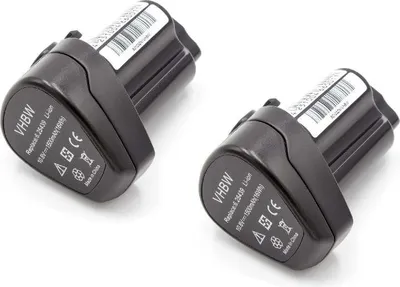 Produktbild von vhbw 2x Akku kompatibel mit Metabo PowerMaxx ULA LED Werkzeug (1500 mAh, Li-Ion, 10,8 V)