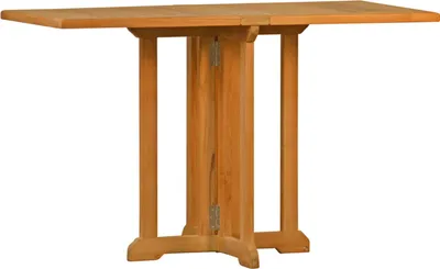 Produktbild von Balkontisch Teak 120 x 60 cm als klappbarer Teaktisch mit Doppel-Klappen in
