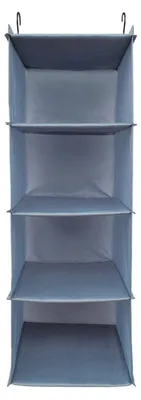 Produktbild von Hängender Kleiderschrank - 4 Ablagen - Waschbar - Aufbewahrungsbox - Aufbewahrungsmaterial - Flexible Aufbewahrungsmöglichkeiten - 80 x 30 x 30 cm