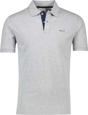Immagine prodotto di Gant polo slim fit in cotone screziato grigio