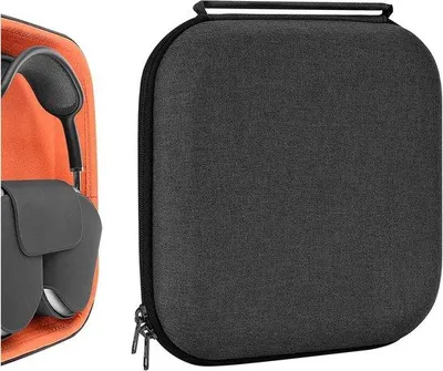 Immagine prodotto di Borsa porta auricolari - Custodia rigida - Borsa da viaggio con porta-cavi - Custodia da trasporto - Grigio crepuscolo - Custodia di ricambio