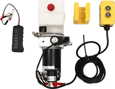 Immagine prodotto di Pompa idraulica, 12 V, 800 W, Motore potente, Design compatto, Giallo