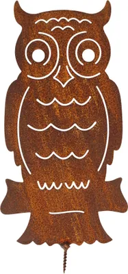 Produktbild von Rost Gartenfigur Eule zum Einschrauben Edelrost Gartendeko Rostdeko Dekofigur