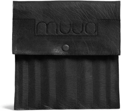 Produktbild von Handgefertigtes Nadeletui aus Leder in Schwarz