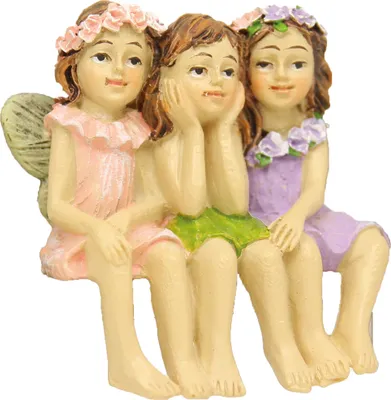 Produktbild von Minigarten Feengruppe 4 cm Polyresin Deko Figur für Garten oder Wohnung