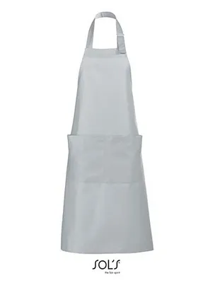 Produktbild von SOLs 88010 | Long Apron Gala - 75 x 90 cm - Farbe: Pure Grey - Größe: 75 x 90 cm
