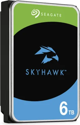 Zdjęcie produktu dla Seagate SkyHawk ST6000VX009, 6 TB, 256 MB, 3.5", SATA III