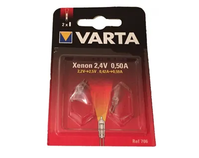 Produktbild von Varta Xenon 2,4V 0,50A Ref706 Glühbirne