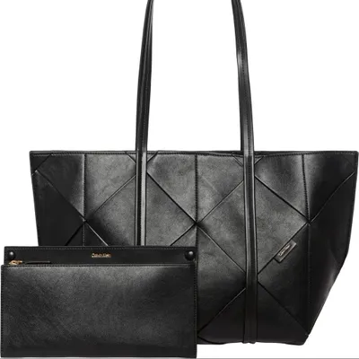 Zdjęcie produktu dla Calvin Klein Lv04f3548g Woven Medium Carryall Czarny