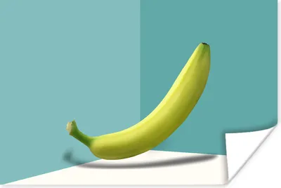 Produktbild von MuchoWow® Poster Banane - Gelb - Obst 30x20 cm - Plakate - Print