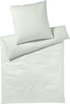 Zdjęcie produktu dla elegancka pościel mako jersey Plaisir jasnozielona 135x200 cm + 80x80 cm